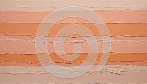 Wide lines of acrylic oil Peach Fuzz colors