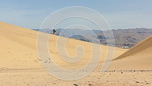 Wide Maspalomas Dunes on Gran Canaria