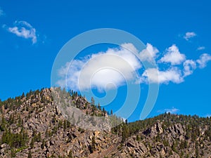 Wide Mountain River Cuts a Valley - Clark Fork River