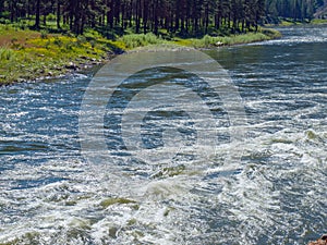 Wide Mountain River Cuts a Valley - Clark Fork River