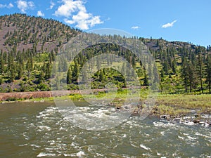 Wide Mountain River Cuts a Valley - Clark Fork River