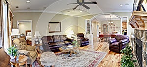 Wide panorama, furnished livingroom