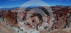 erosion in Bryce Canyon National Park in Utah