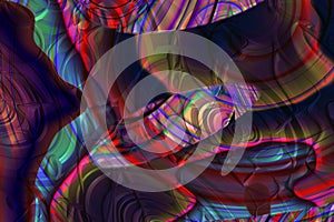 Wide polychrome glass background