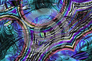 Wide polychrome glass background