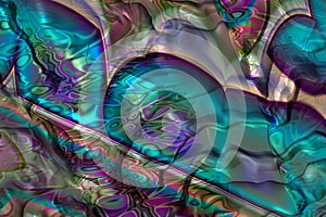 Wide polychrome glass background