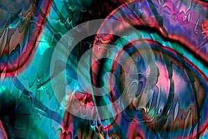 Wide polychrome glass background