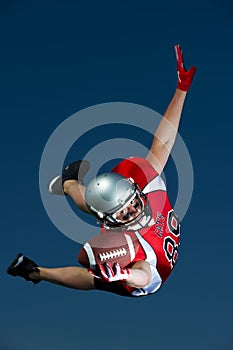 Wide Receiver American Footballer Diving Catch