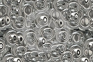 Wide repeating absract metal bubble background