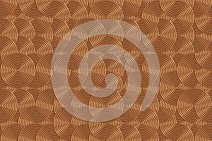 Wide repeating absract metal concentric background