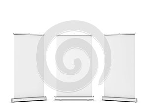 Wide rollup banner mockup