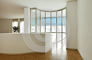 Wide room with large window