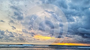 Wide sky & beach