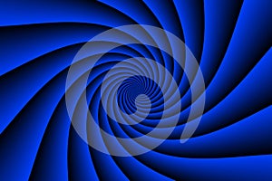 Wide spiral blye background