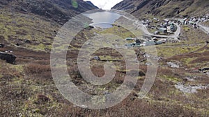 Wide view of a beautiful changu or tsomgo lake