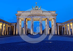 Wide View Brandenburg Gate photo