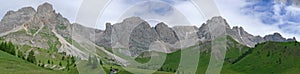 Wide view of Dolomiti