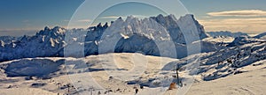 Wide view of Dolomiti photo