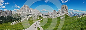 Wide view of Dolomiti photo