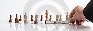 Wide view image of business vision