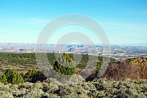 Wide view from mountain road, Utah