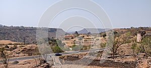 Wide View of Mountains and Vallies