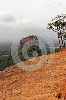 The wide view from Pidurangala Rock, not far from Sigiriya