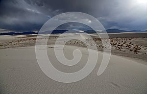 Wide view at White sands