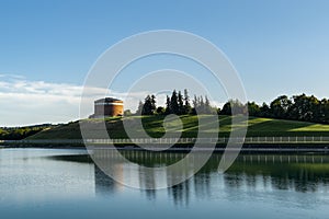 Wide View of Woodland Reservoir at Syracuse, New York