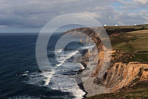 Widemouth Bay Looking North towards Lundy Island photo