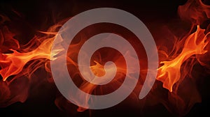 Widescreen Abstract Fire Background, abstract illustration