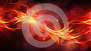 Widescreen Abstract Fire Background, abstract illustration