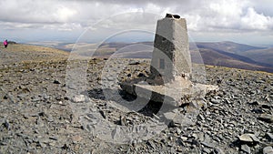 Skiddaw summit trig