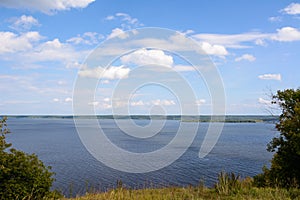 The widest place of the Volga River