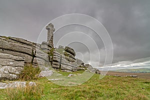 Widgery Cross on Brat Tor Dartmoor