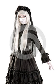 Widow doll girl costume