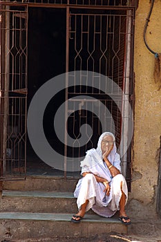 Widow in India