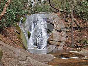 Widow`s Creek Falls at Stone Mountain State Park