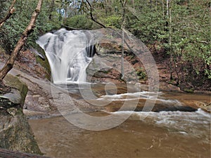 Widow`s Creek Falls at Stone Mountain State Park