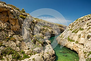 Wied il-Ghasri, Gozo, Malta