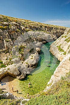 Wied il-Ghasri, Gozo, Malta