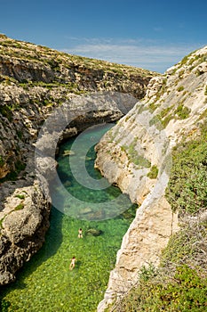 Wied il-Ghasri, Gozo, Malta