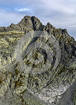 Wielicki Szczyt Velicky stit - Peak in the Tatra Mountains, Slovakia