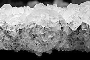 Wieliczka, salt mine natural salt crystals formed on wood