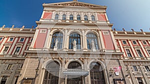 The Wiener Musikverein timelapse hyperlapse is a famous Vienna concert hall.