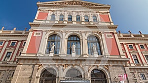 The Wiener Musikverein timelapse hyperlapse is a famous Vienna concert hall.