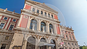 The Wiener Musikverein timelapse hyperlapse is a famous Vienna concert hall.