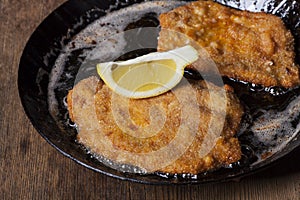 Wiener schnitzel photo