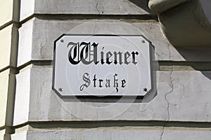 Wiener Strasse in Melk, Austria
