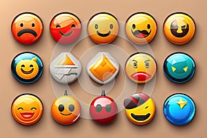 Wierd Random Emoji Set Generative AI